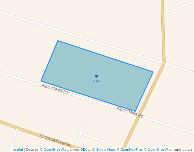 walking in Park map in Hyderabad