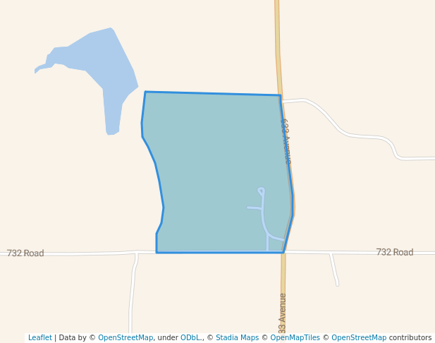 walking in Coryell Park map in Johnson