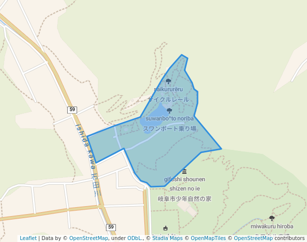 walking in 岐阜ファミリーパーク　あどべんちゃあバレイ map in Gifu