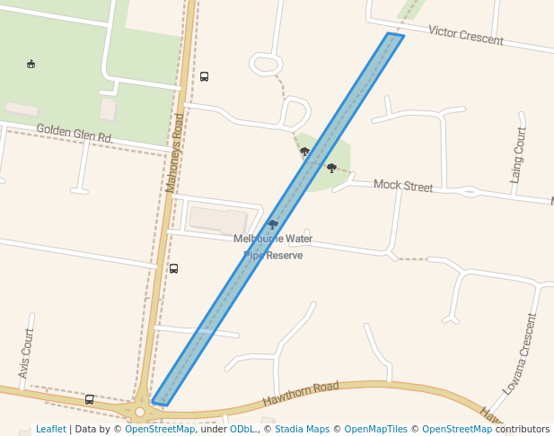 Melbourne Water Pipe Reserve