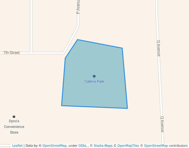 walking in Calkins Park map in Milford