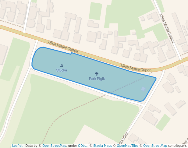 Park Pigik in Novo Selište | Map and Routes