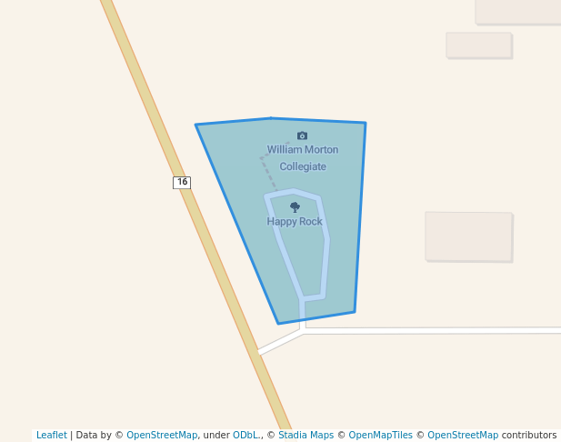 walking in Happy Rock map in Gladstone