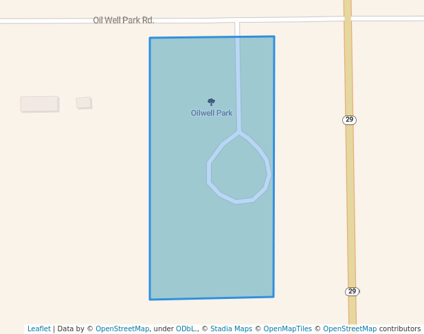 walking in Oilwell Park map in Immokalee