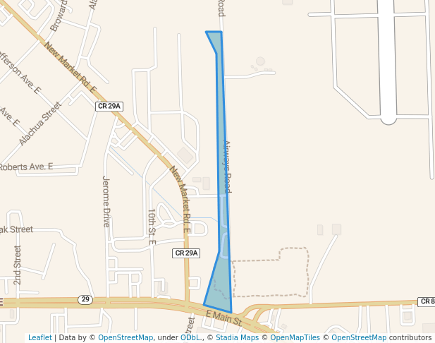 walking in Immokalee Airport Park map in Immokalee