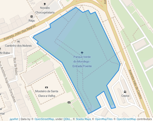 Parque Verde do Mondego - Entrada Poente