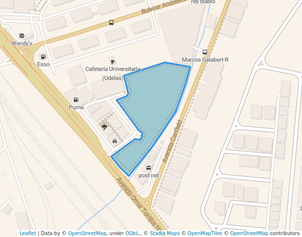 walking in Airport plaza park map in Panamá