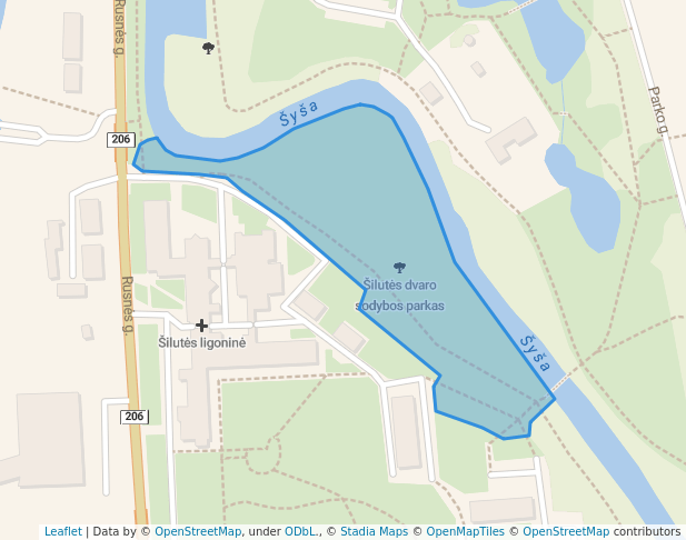 Šilutės dvaro sodybos parkas