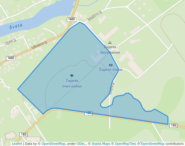 Žagarės dvaro parkas