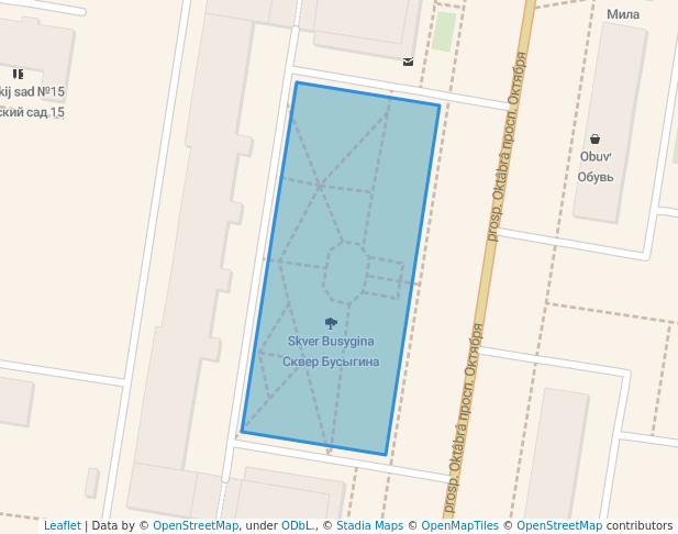 Сквер Бусыгина