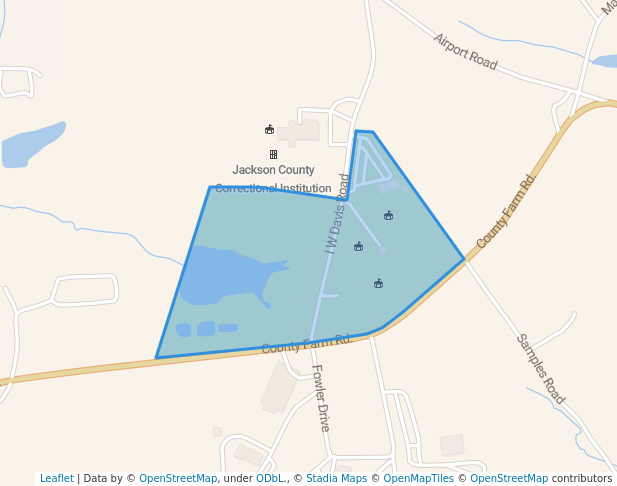 walking in Lamar Murphy Park map in Jefferson