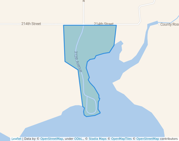 walking in DeGrey Lakeside Use Area map in Pierre