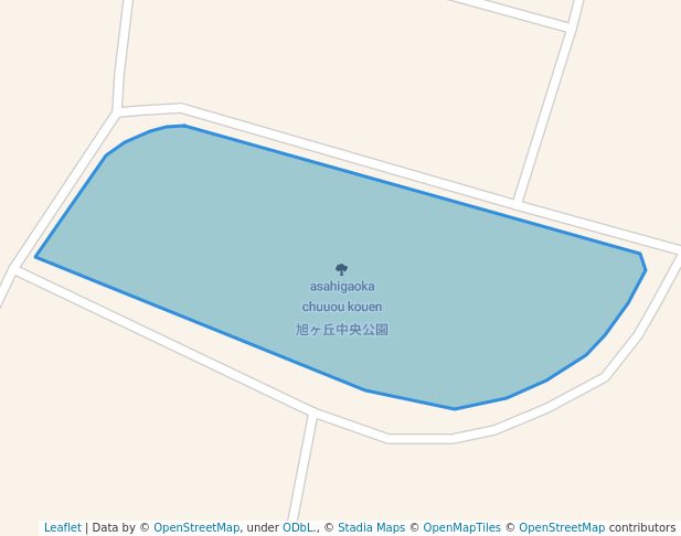 旭ヶ丘中央公園 in Toki | Map and Routes