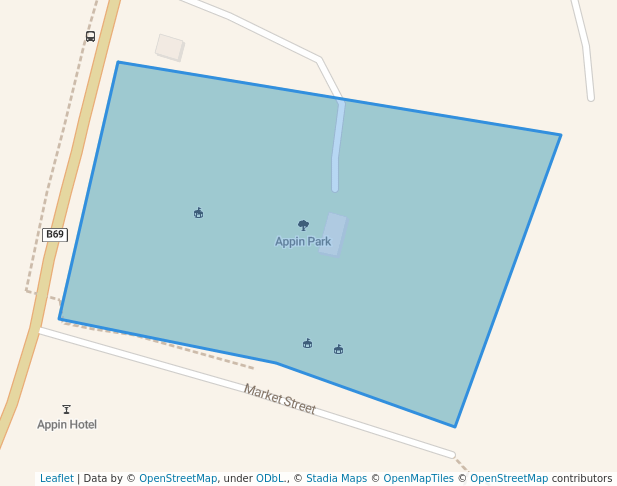 walking in Apin Park map in Appin