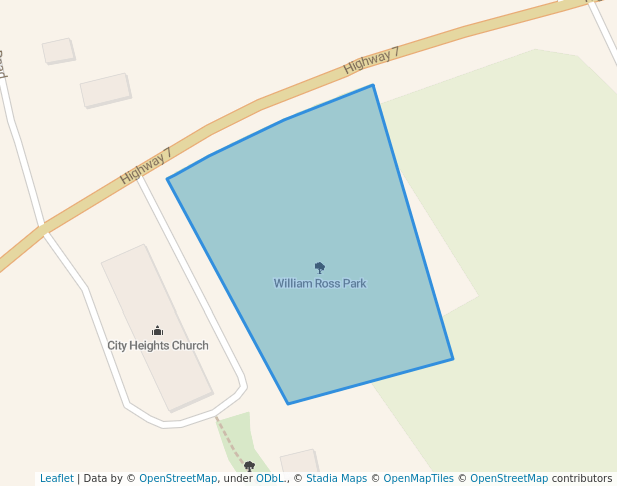 walking in William Ross Park map in Westphal