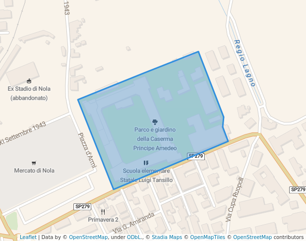 Parco e giardino della Caserma Principe Amedeo