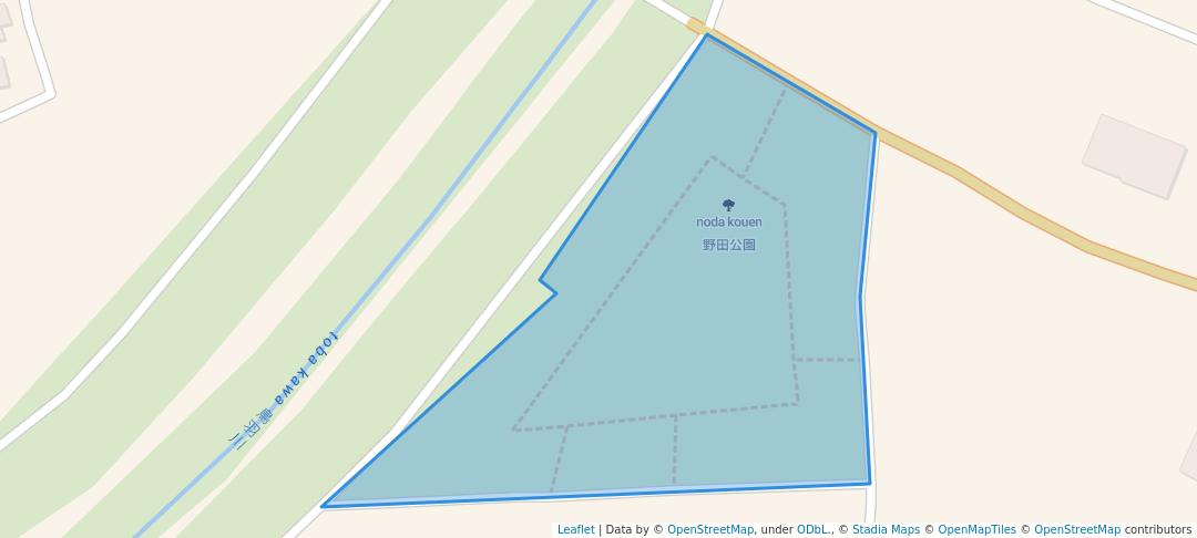 walking in 野田公園 map in Gifu