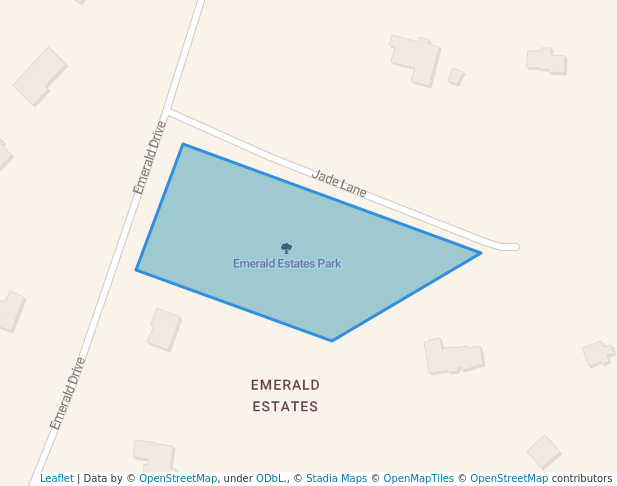 walking in Emerald Estates Park map in Head of Chezzetcook