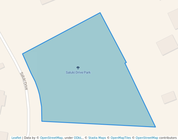 walking in Saluki Drive Park map in Beaver Bank