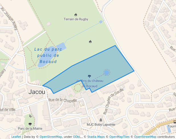Jardins classés du château de Bocaud
