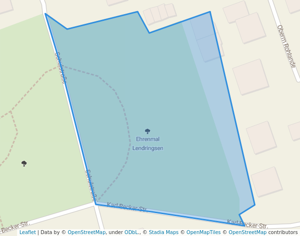 walking in Ehrenmal Lendringsen map in Menden (Sauerland)