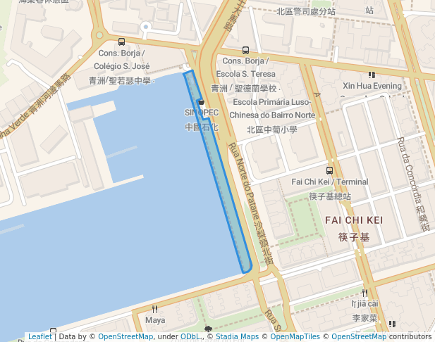 Leisure Area in Baía Norte do Fai Chi Kei