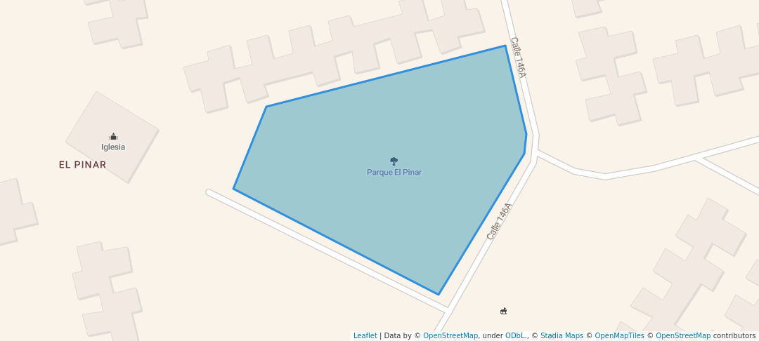 walking in Parque El Pinar map in Maracaibo