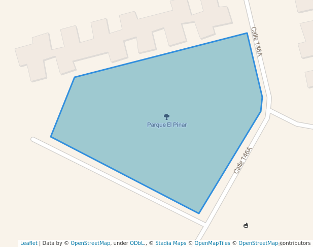 walking in Parque El Pinar map in Maracaibo