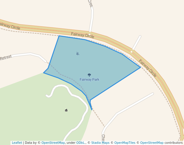Fairway Park in Connolly | Map and Routes
