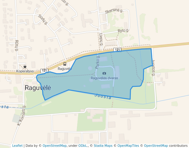 Raguvėlės dvaro sodybos parkas