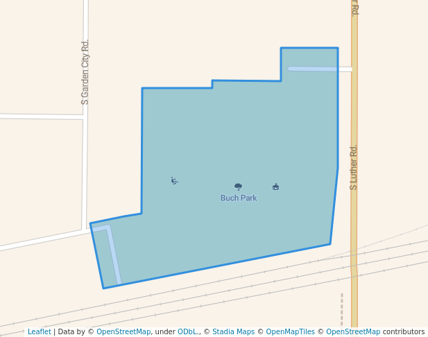 walking in Buch Park map in Fremont