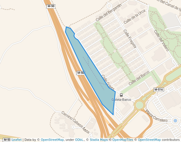 walking in Parque de los Negrillos map in Majadahonda