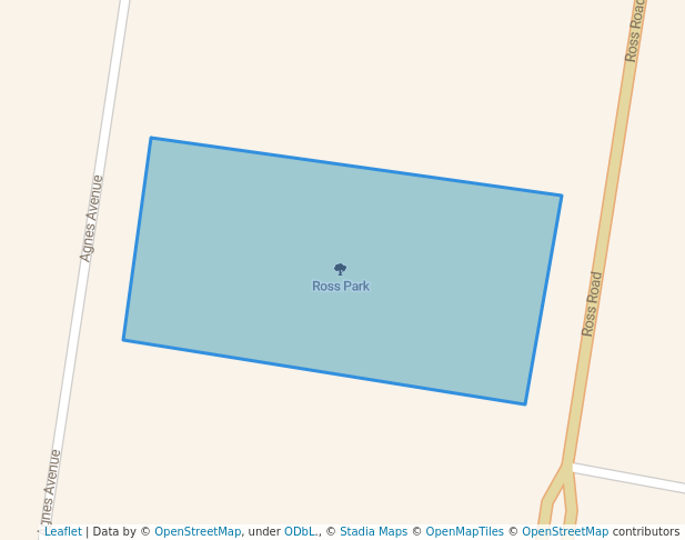 walking in Ross Park map in Crestwood