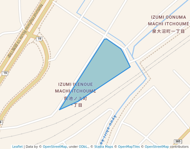 日之出公園 in Toki | Map and Routes