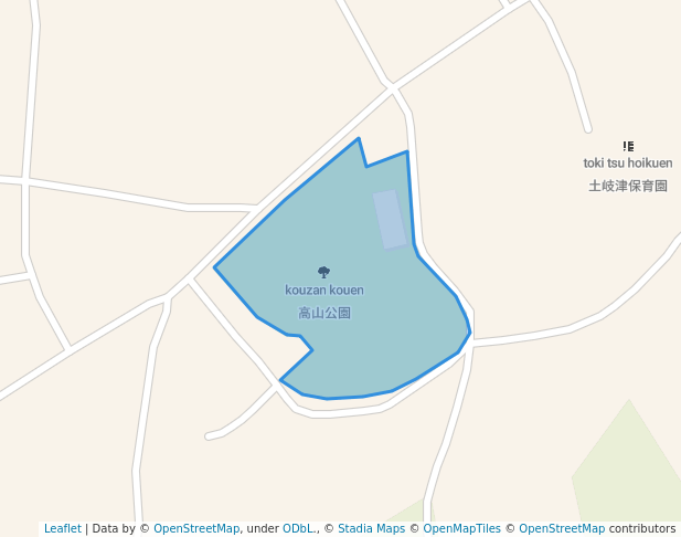 高山公園 in Toki | Map and Routes