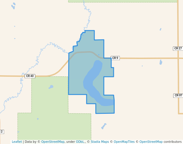 walking in La Salle Lake State Recreation Area map in Solway