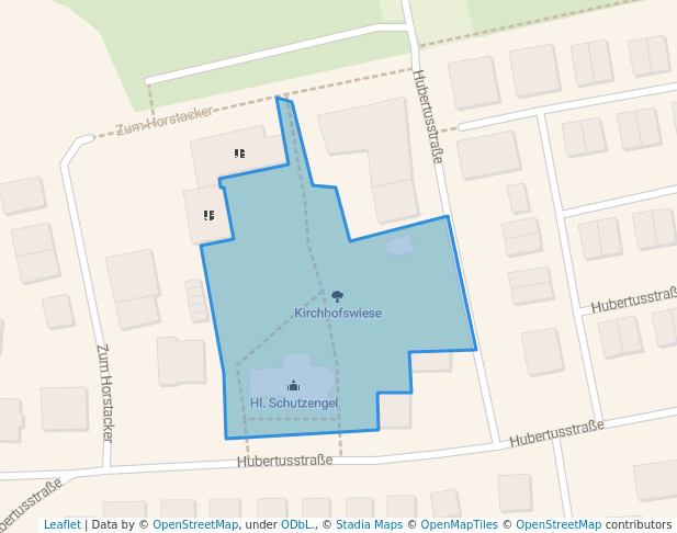 walking in Kirchhofswiese map in Castrop-Rauxel