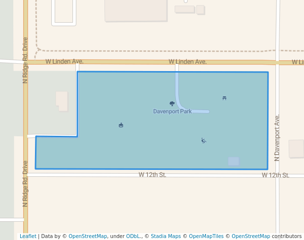 walking in Davenport Park map in Fremont