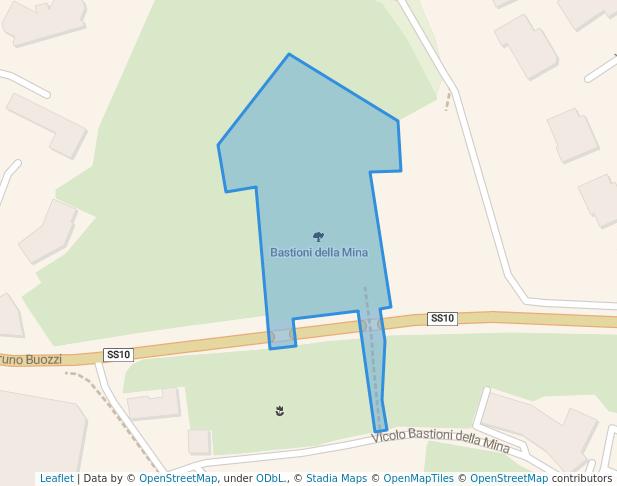 Bastioni della Mina in Chieri | Map and Routes