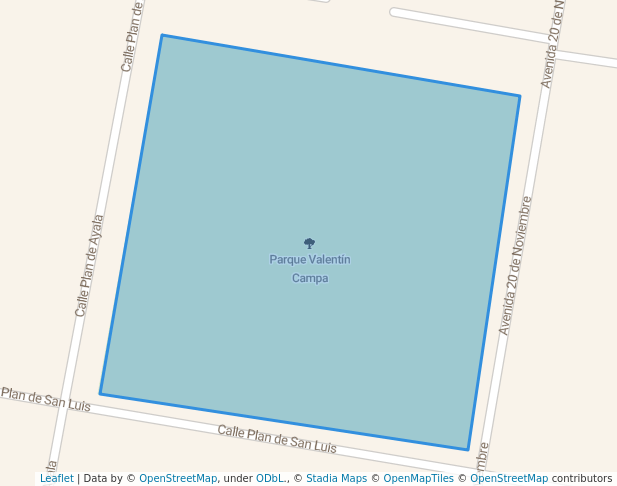Parque Valentín Campa in Ciudad de México | Map and Routes