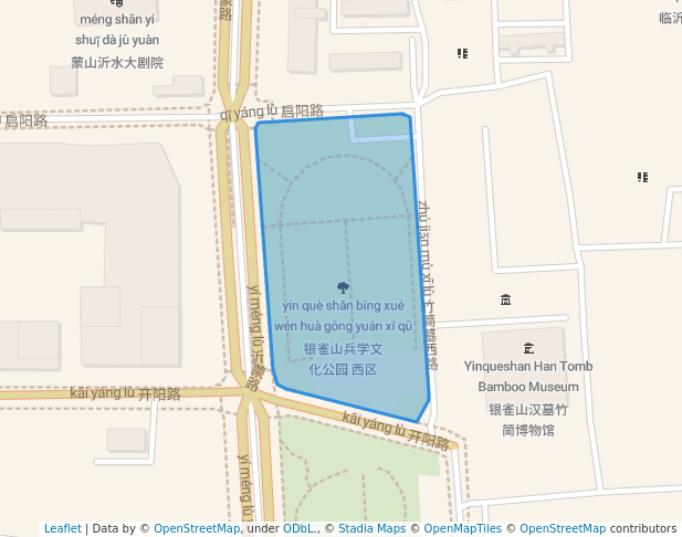 银雀山兵学文化公园 西区