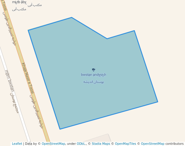 walking in بوستان اندیشه map in Andisheh New Town