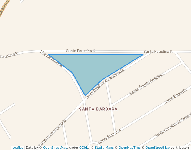 walking in Parque Santa Barbara map in Tepatitlán de Morelos