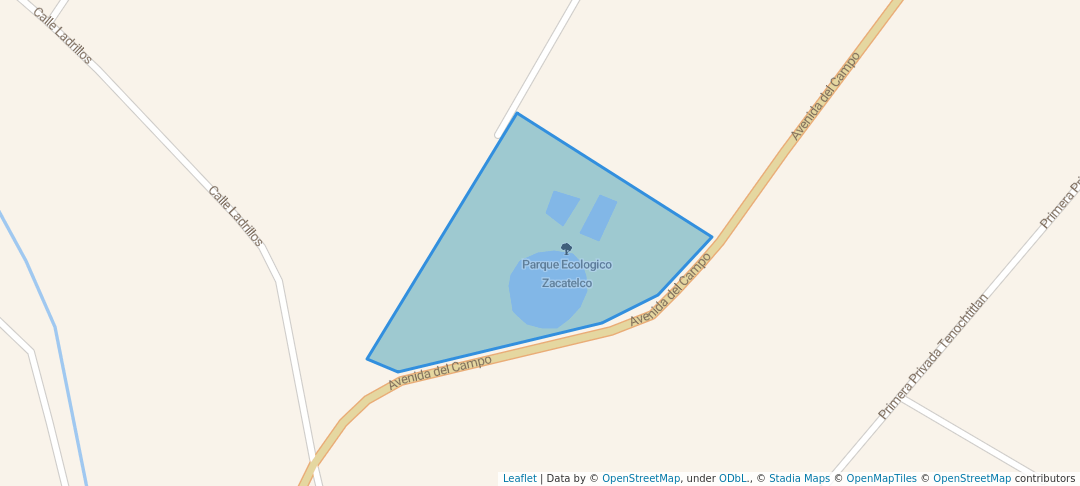 walking in Parque Ecologico Zacatelco map in Zacatelco