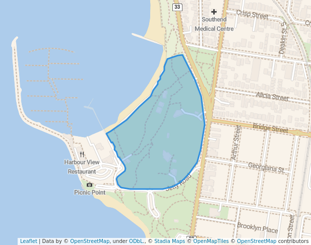 Sandringham Beach Park Reserve