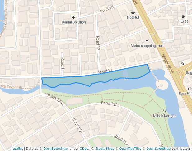 Dhanmondi 32 no. Lake Park