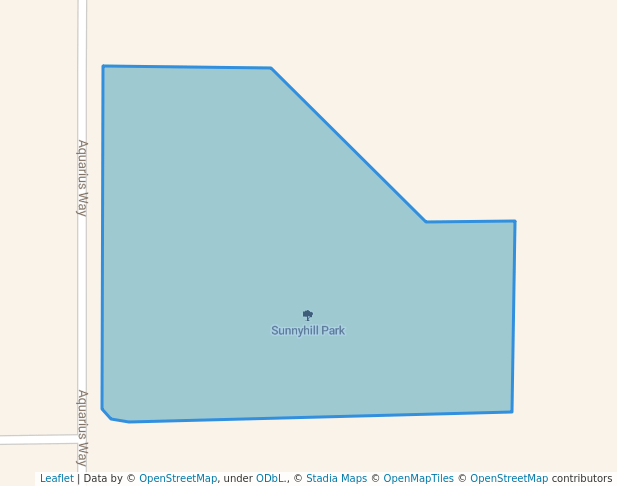 walking in Sunnyhill Park map in La Grande