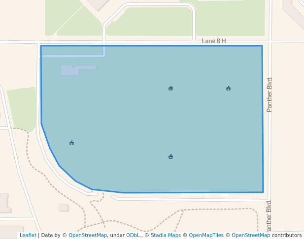 walking in Homesteader Park map in Powell