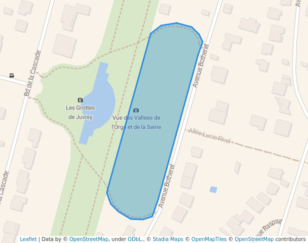 walking in Fer à cheval map in Juvisy-sur-Orge