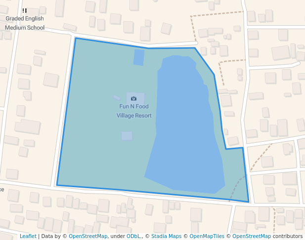 walking in fun and food valley map in Biratnagar